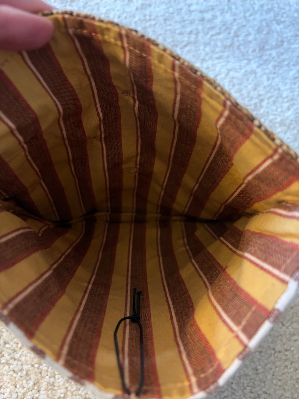 Handmade Boho Patchwork Crossbody Bag in Brown and Cream Tones with Studs - New - Picture 15 of 15
